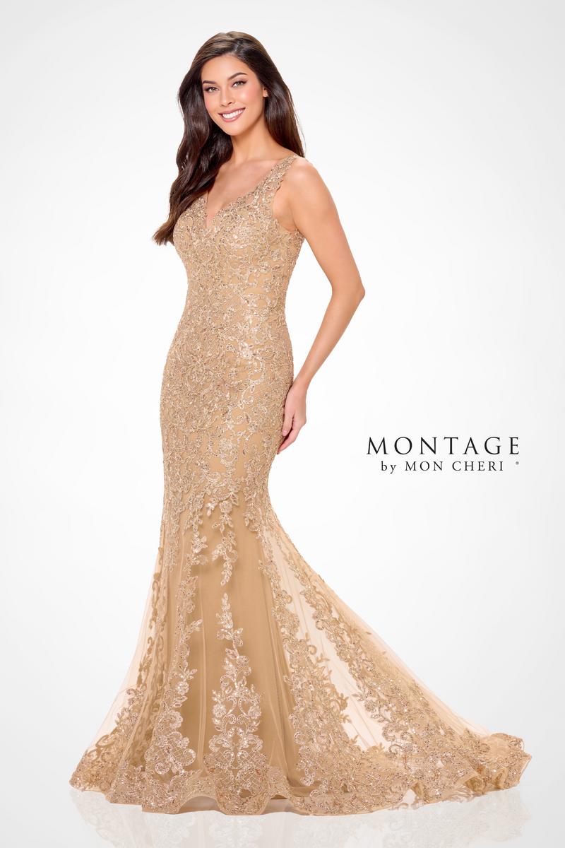 Montage by Mon Cheri Lace Evening Dress M906