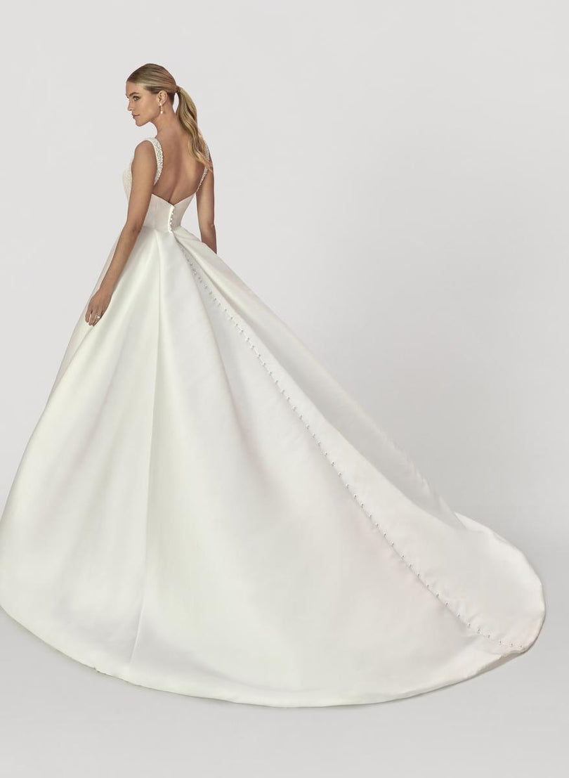 Madison James Bridal Illusion Side "Gala" Wedding Gown MJ1061