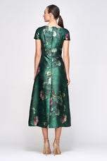 Kay Unger "Tierney" Floral Tea Length Dress 55112448