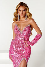 Portia and Scarlett High Slit Prom Dress PS23680