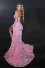 Portia and Scarlett High Slit Prom Dress PS23680