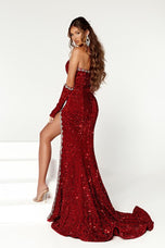 Portia and Scarlett High Slit Prom Dress PS23680