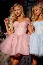 Portia and Scarlett Corset A-Line Homecoming Dress PS24035