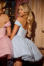 Portia and Scarlett Corset A-Line Homecoming Dress PS24035