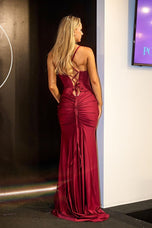 Portia and Scarlett Lace-up Back Prom Dress PS24050X
