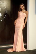 Portia and Scarlett One Shoulder Jersey Prom Dress PS24051X
