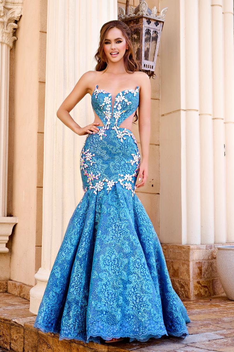 Portia and Scarlett Mermaid Prom Dress PS24089