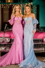 Portia and Scarlett Lace Fitted Prom Dress PS24144