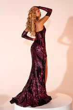 Portia and Scarlett Strapless High Slit Prom Dress PS24148