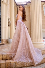 Portia and Scarlett Lace Sequin Prom Dress PS24251