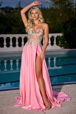 Portia and Scarlett A-Line Strapless Prom Dress PS24258