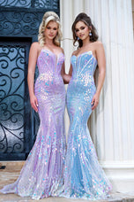 Portia and Scarlett Iridescent Applique Dress PS24316