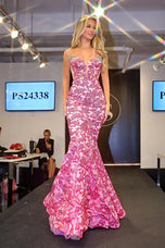 Portia and Scarlett Pattern Sequin Prom Dress PS24338