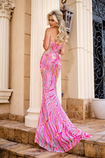 Portia and Scarlett Illusion Side Prom Dress PS24344
