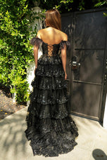 Portia and Scarlett Plunging Lace Prom Dress PS24525