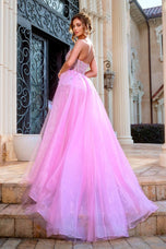 Portia and Scarlett Over Skirt Prom Dress PS24529