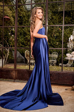 Portia and Scarlett Satin Halter Prom Dress PS24682