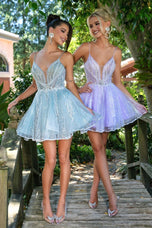 Portia and Scarlett A-Line Illusion Homecoming Dress PS25522