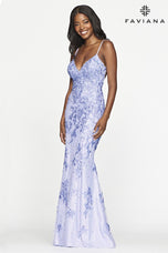 Faviana Glamour Long Lace Prom Dress S10508