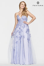 Faviana Glamour Lace A-line Prom Dress S10640