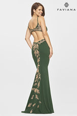 Faviana Open Back Long Prom Dress S10668