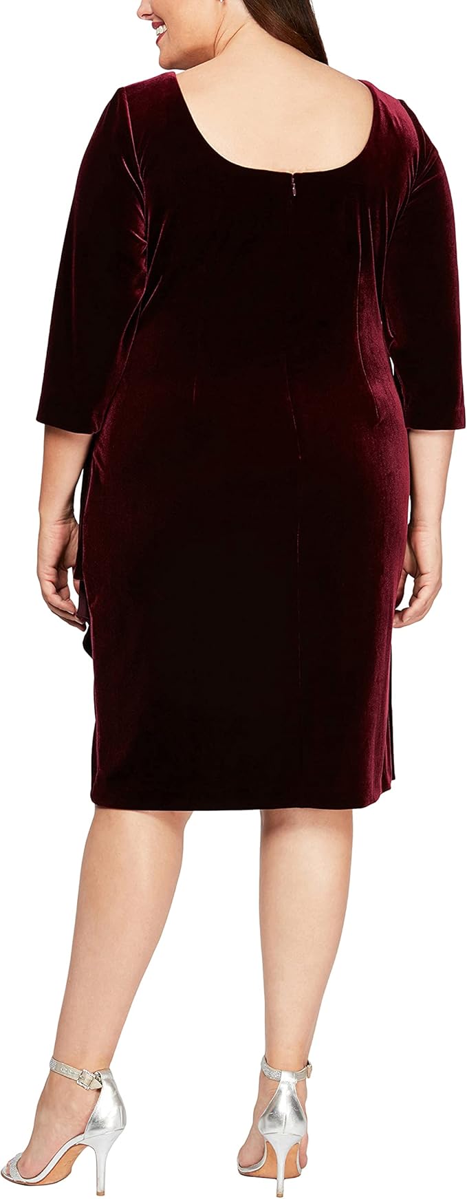 Alex Evenings Velvet Cocktail Dress 4915267