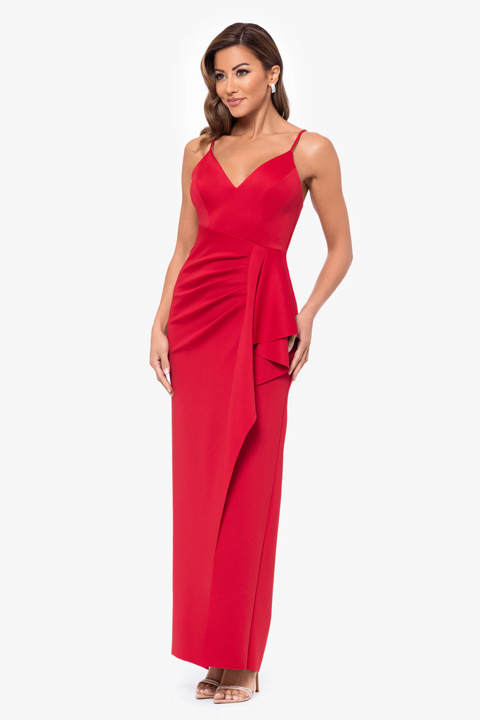 Xscape Evenings "Tabitha" Scuba Crepe Dress 6303X