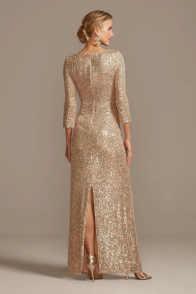 Alex Evenings Sequin Column Gown 8196646