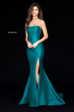 Sherri Hill Strapless Mikado Prom Dress 51671