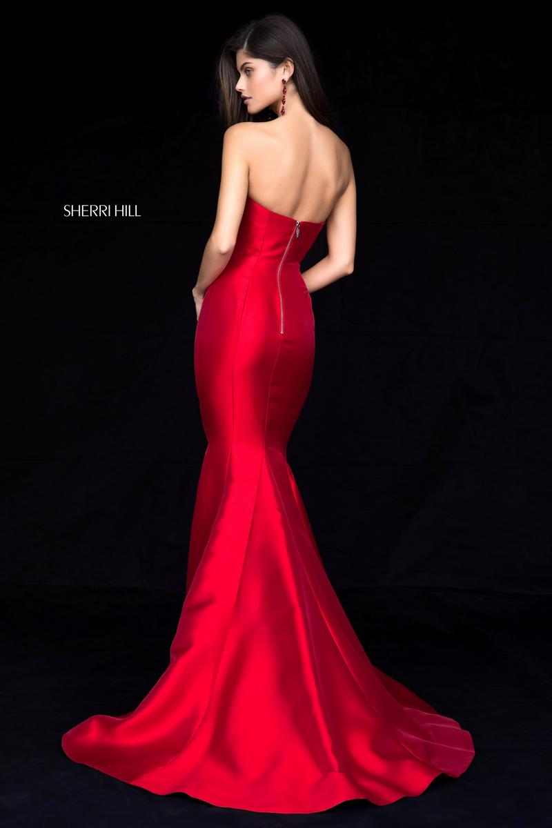 Sherri Hill Strapless Mikado Prom Dress 51671