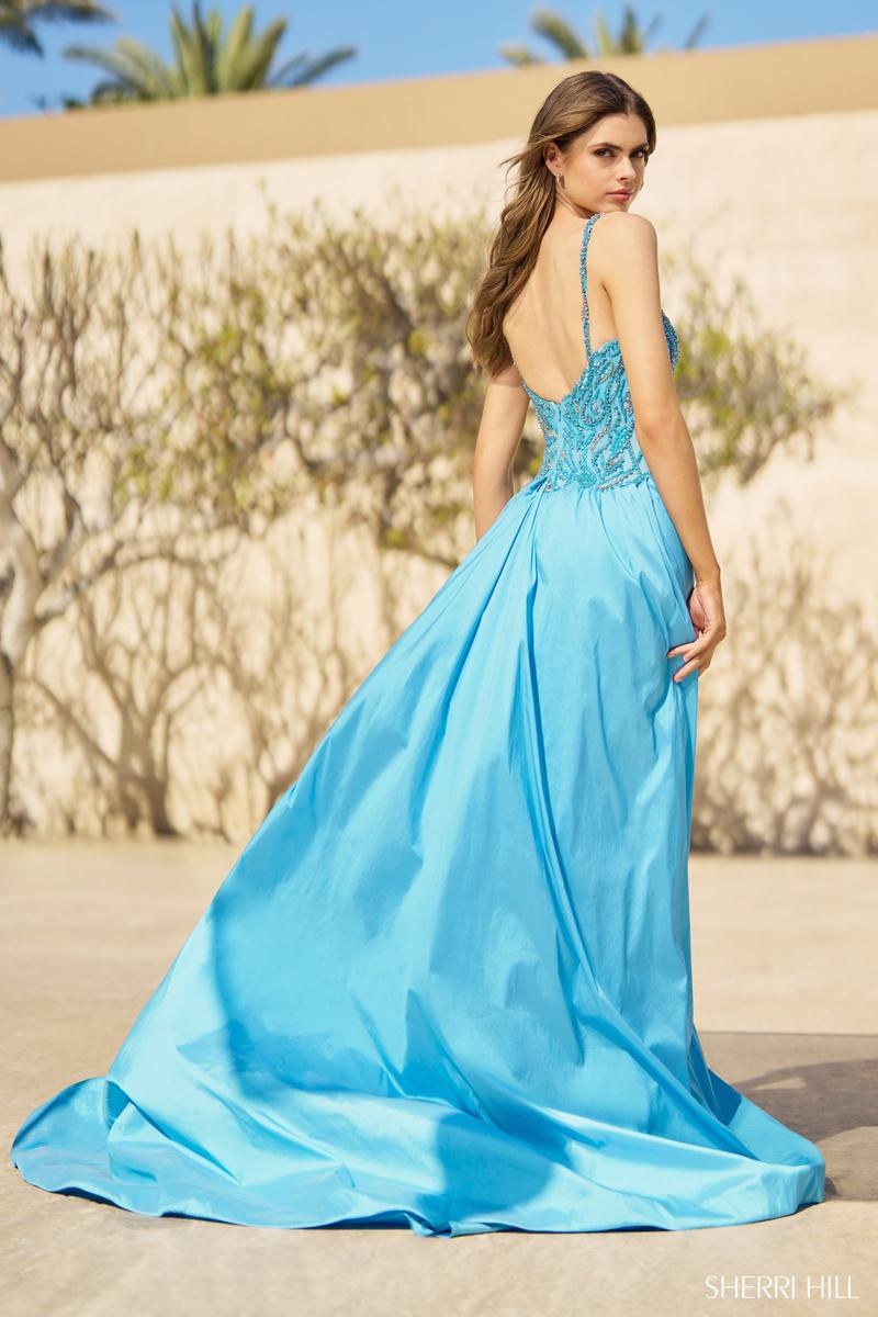 Sherri Hill Beaded Column Dress 55935