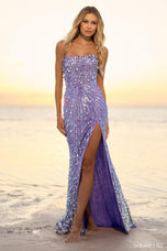 Sherri Hill Strapless Sequin Prom Dress 56011