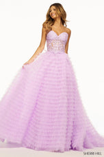 Sherri Hill Tulle and Lace Prom Dress 56042