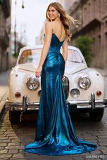 Sherri Hill Peaked Corset Prom Dress 56432