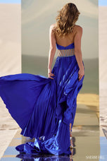 Sherri Hill Pleated Evening Gown 56473