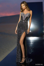 Sherri Hill Corset Beaded Prom Dress 56560