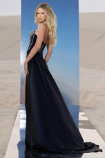 Sherri Hill Strapless Corset Dress 56821