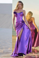 Sherri Hill Strapless Corset Dress 56839