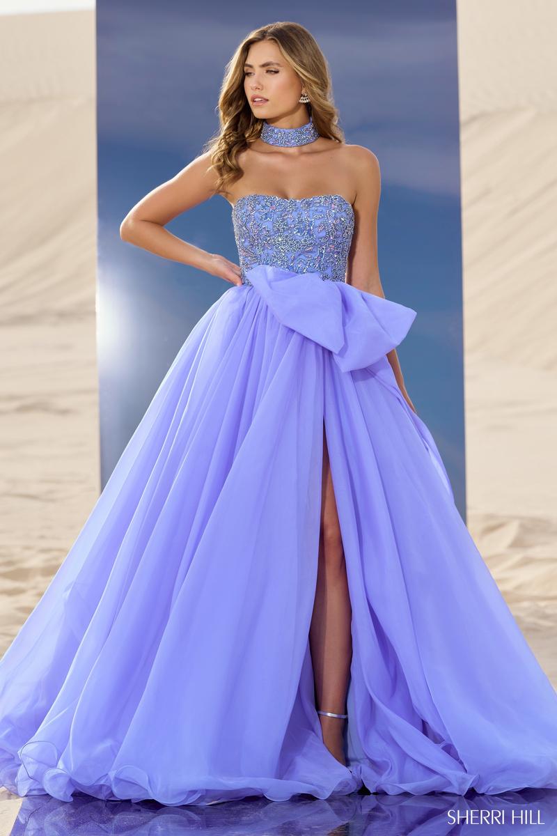 Sherri Hill Strapless Ballgown Dress 56852