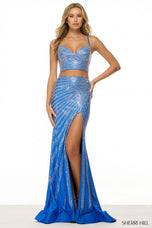 Sherri Hill Two Piece Hot Fix Stone 56931