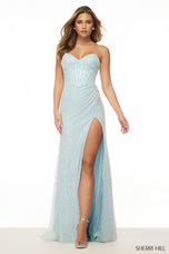 Sherri Hill Strapless Corset Prom Dress 56984