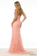 Sherri Hill Strapless Pearl Beaded Prom Dress 57050