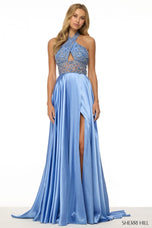 Sherri Hill A-Line Halter Prom dress 57109