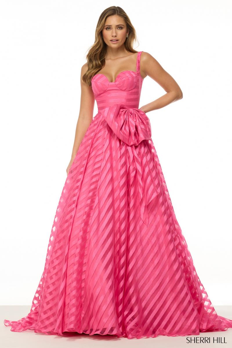 Sherri Hill Stripe Print Ball Gown Gown 57116