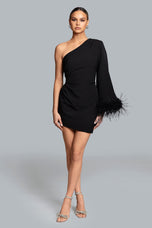 Ghrail "Ellis" Crepe Mini Dress G023