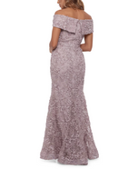 Xscape Evenings "Jill" Off the Shoulder Lace Gown 4618X