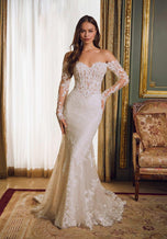 Morilee Rochelle Basque Waist Wedding Dress 2647