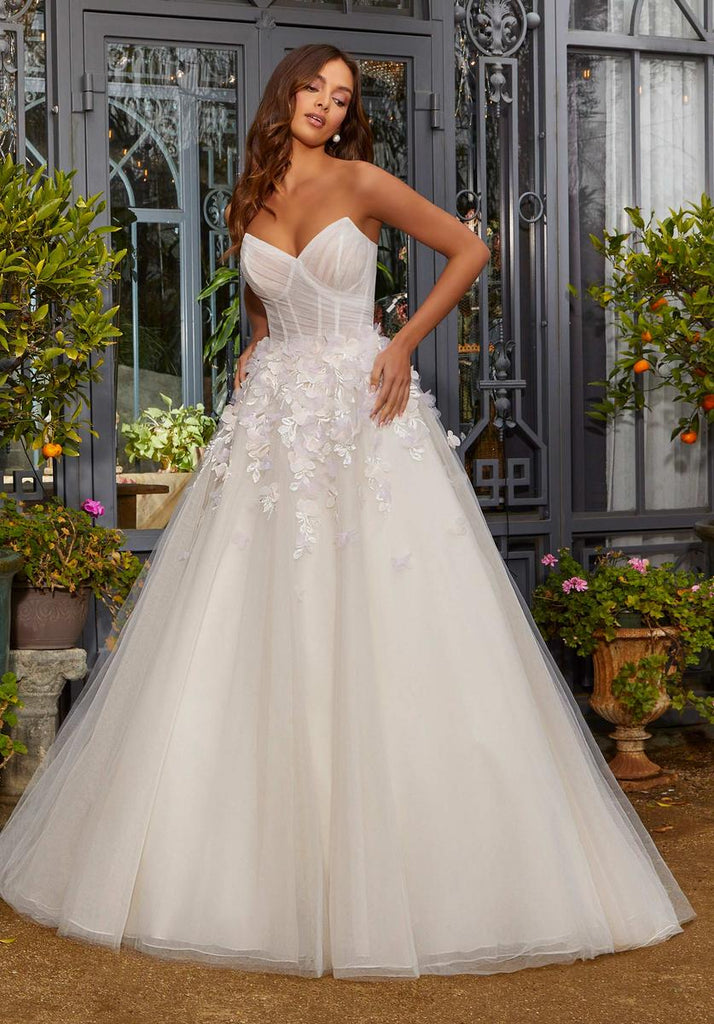 Blu Bridal by Morilee Rosalie Ruched Wedding Dress 4482