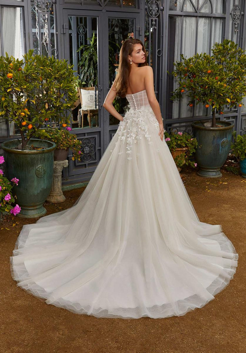 Blu Bridal by Morilee Rosalie Ruched Wedding Dress 4482