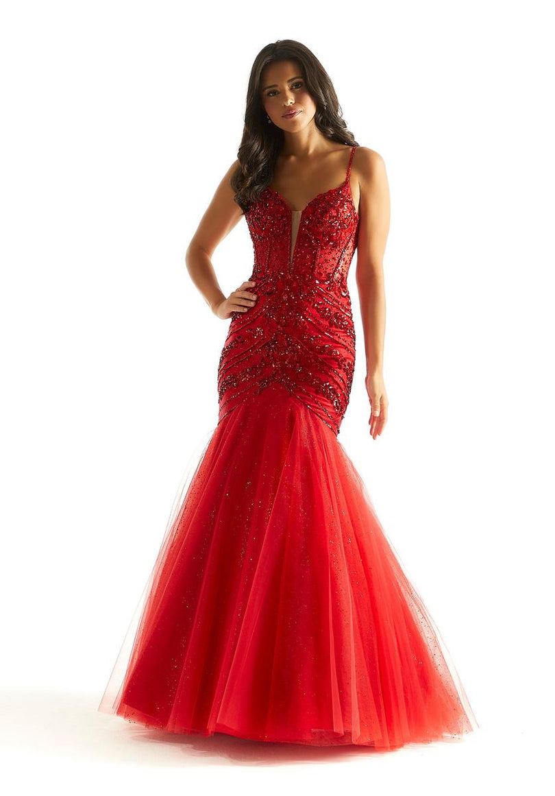 Morilee Beaded Mermaid Prom Dress 49014